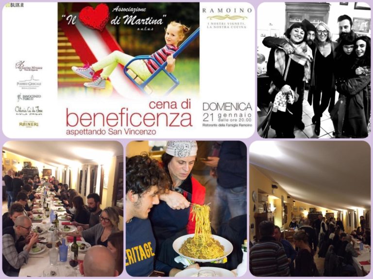 cena di beneficenza 21 gennaio