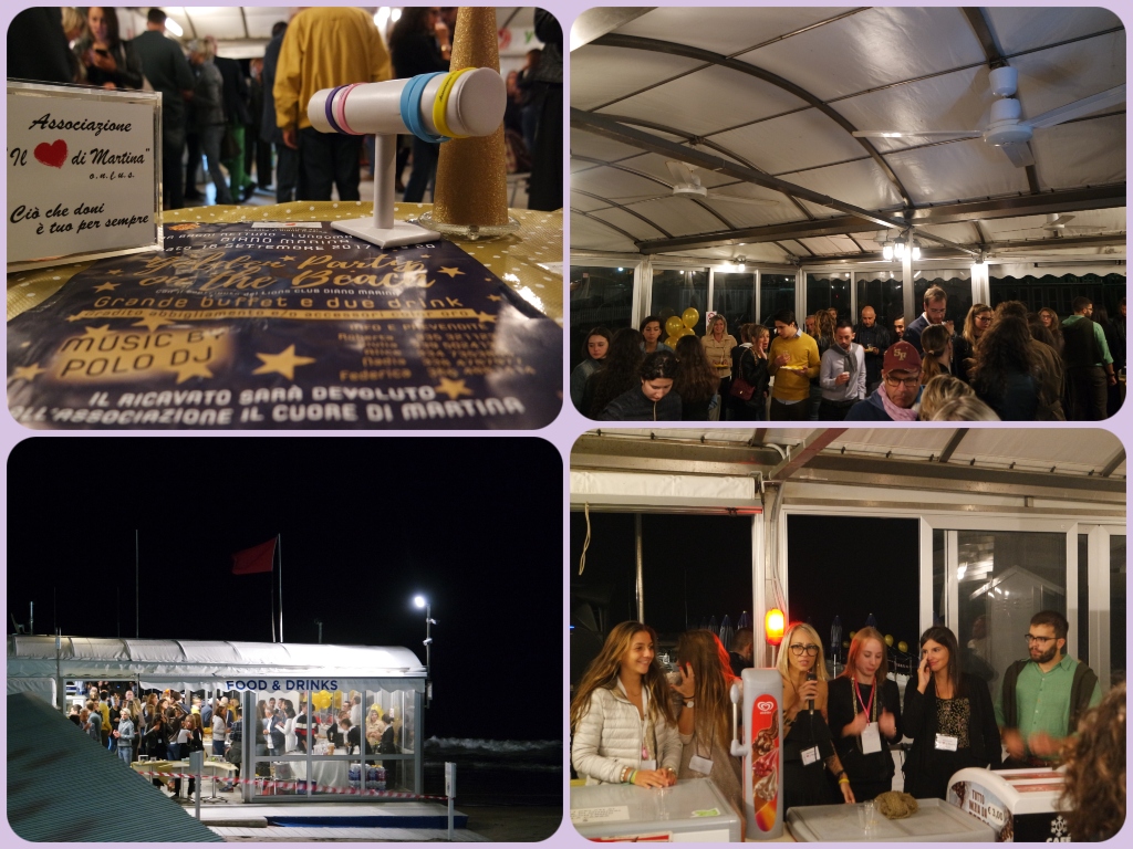Golden party on the beach per il Cuore di Martina