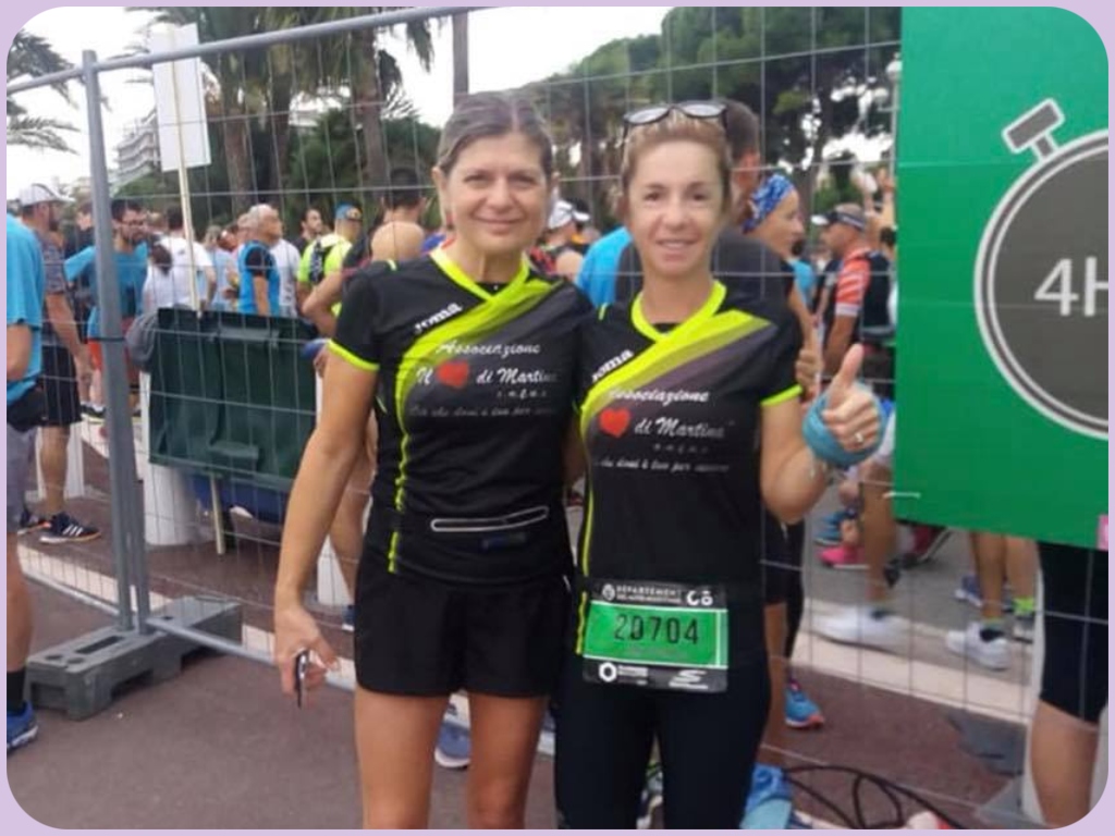 Il Cuore di Martina “batte” alla maratona di Nizza
