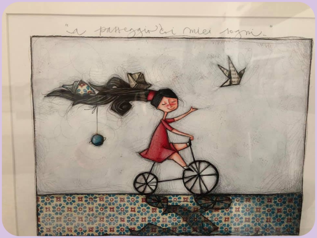 “A passeggio coi miei sogni…”, realizzato un quadro dedicato a Martina