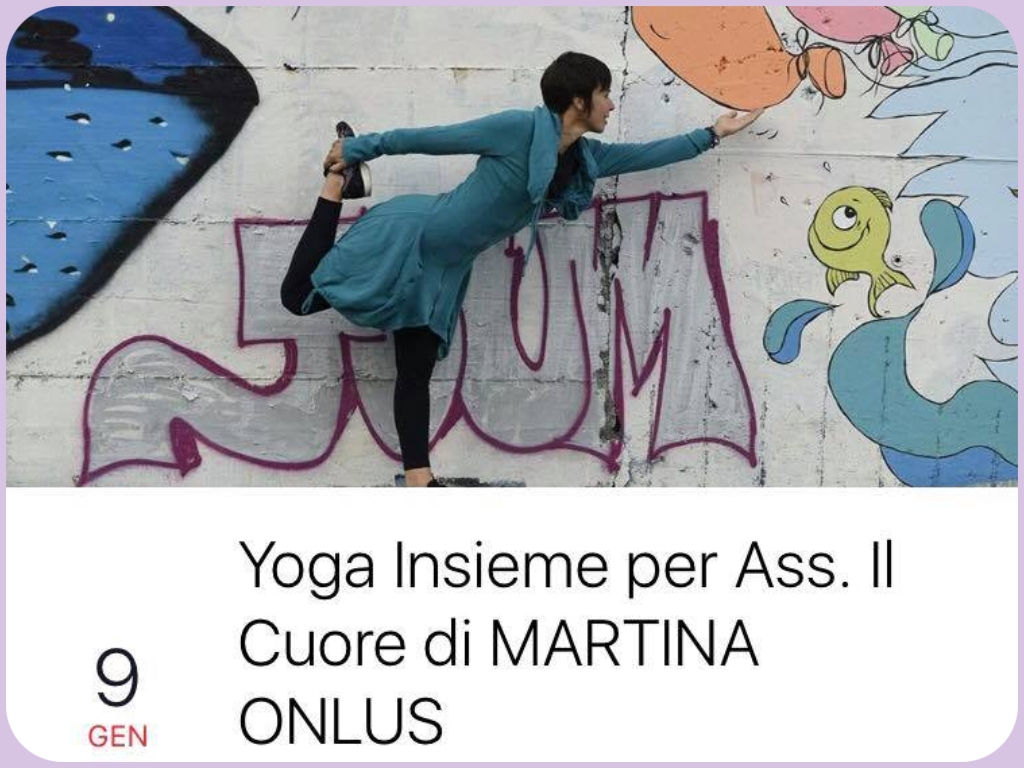 Yoga insieme per il Cuore di Martina