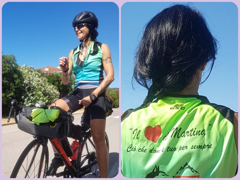 Natalie Allegra in bici sino a Barcellona per aiutare l’Ospedale di Imperia