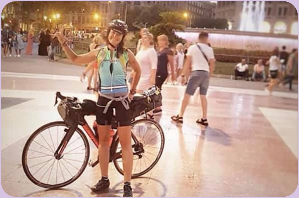 La pedalata di Natalie Allegra per aiutare l’ospedale di Imperia