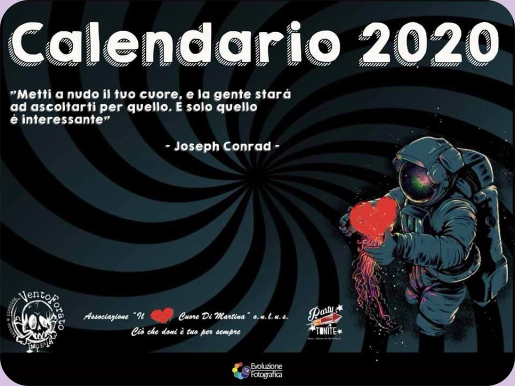 Da ventoForato il calendario 2020 del Cuore di Martina