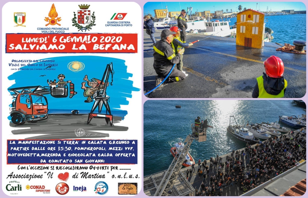 Il 6 gennaio torna a Imperia “Salviamo la Befana” in favore del Cuore di Martina/Il programma
