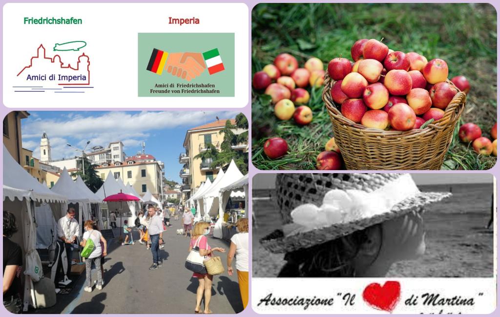 Imperia, festa di San Giovanni: arrivano le mele di Friedrichshafen per sostenere Il cuore di Martina. “Speranza e sostegno a bambini e famiglie in difficoltà”